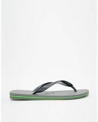 graue Zehensandalen von Havaianas