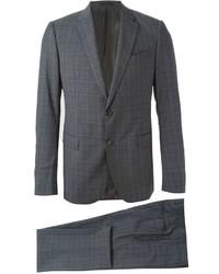 grauer Anzug mit Karomuster von Armani Collezioni