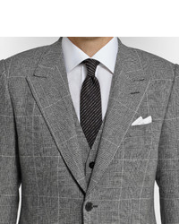 grauer Anzug mit Schottenmuster von Dolce & Gabbana