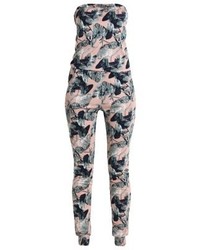 grauer bedruckter Jumpsuit von Ichi