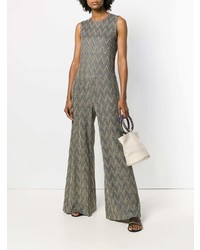 grauer bedruckter Jumpsuit von M Missoni