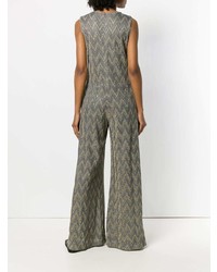 grauer bedruckter Jumpsuit von M Missoni