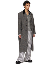 grauer bedruckter Polo Pullover von Vivienne Westwood
