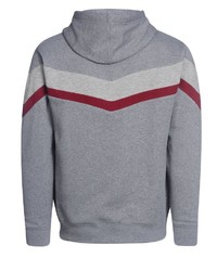 grauer bedruckter Pullover mit einem Kapuze von Bexleys man