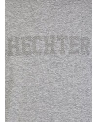 grauer bedruckter Pullover mit einem Kapuze von Daniel Hechter