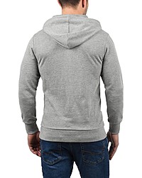 grauer bedruckter Pullover mit einem Kapuze von Jack & Jones