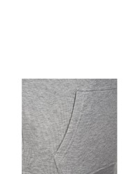 grauer bedruckter Pullover mit einem Kapuze von New Era