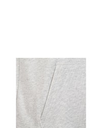 grauer bedruckter Pullover mit einem Kapuze von New Era