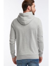 grauer bedruckter Pullover mit einem Kapuze von Petrol Industries