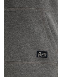 grauer bedruckter Pullover mit einem Kapuze von Petrol Industries