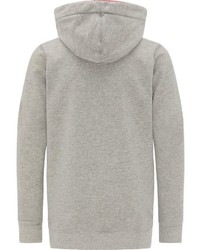 grauer bedruckter Pullover mit einem Kapuze von Petrol Industries