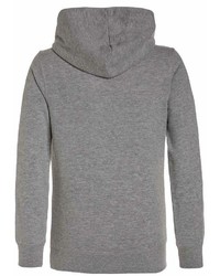 grauer bedruckter Pullover mit einem Kapuze von Petrol Industries