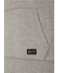 grauer bedruckter Pullover mit einem Kapuze von Petrol Industries