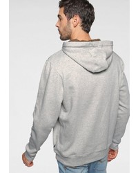 grauer bedruckter Pullover mit einem Kapuze von RHODE ISLAND