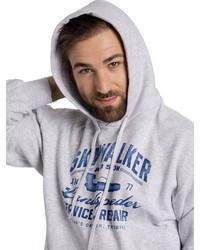 grauer bedruckter Pullover mit einem Kapuze von Star Wars