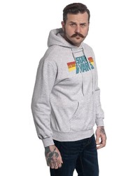 grauer bedruckter Pullover mit einem Kapuze von Star Wars