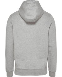 grauer bedruckter Pullover mit einem Kapuze von Tommy Jeans