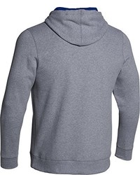 grauer bedruckter Pullover mit einem Kapuze von Under Armour