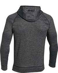 grauer bedruckter Pullover mit einem Kapuze von Under Armour