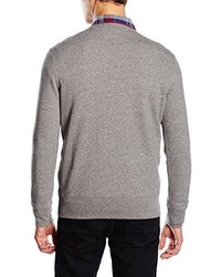 grauer bedruckter Pullover mit einem Rundhalsausschnitt von Levi's