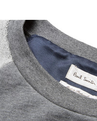 grauer bedruckter Pullover mit einem Rundhalsausschnitt von Paul Smith