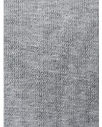 grauer bedruckter Pullover mit einer Kapuze von Stella McCartney