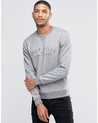 grauer bedruckter Pullover von Jack Wills