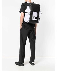 grauer bedruckter Rucksack von Y-3