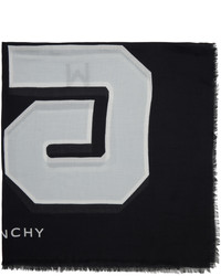 grauer bedruckter Schal von Givenchy