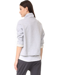 grauer bestickter Pullover von Kenzo