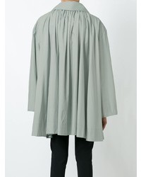 grauer Cape Mantel von Yves Saint Laurent Vintage
