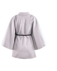 grauer Cape Mantel von malito more than fashion