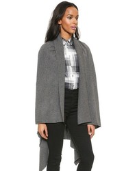 grauer Cape Mantel von DKNY