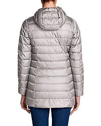 grauer Daunenmantel von Eddie Bauer