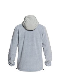 grauer Fleece-Pullover mit einem Kapuze von DC Shoes