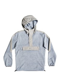 grauer Fleece-Pullover mit einem Kapuze von DC Shoes