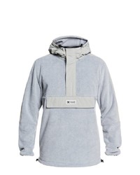 grauer Fleece-Pullover mit einem Kapuze von DC Shoes