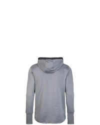 grauer Fleece-Pullover mit einem Kapuze von Under Armour