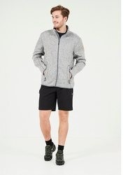 grauer Fleece-Pullover mit einem Reißverschluß von Whistler