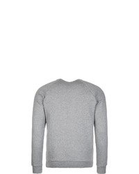 grauer Fleece-Pullover mit einem Rundhalsausschnitt von Under Armour