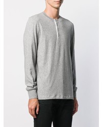 grauer Henley-Pullover von Tom Ford