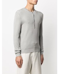 grauer Henley-Pullover von Tom Ford