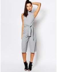 grauer Jumpsuit von Missguided