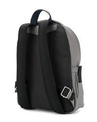 grauer Leder Rucksack von Emporio Armani