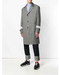 grauer Mantel mit Karomuster von Junya Watanabe MAN