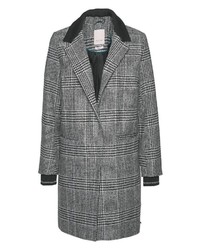 grauer Mantel mit Schottenmuster von GREYSTONE