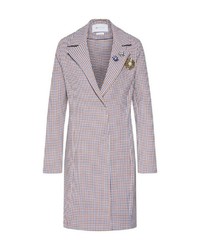 grauer Mantel mit Vichy-Muster von Rich & Royal