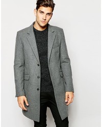 grauer Mantel von Asos