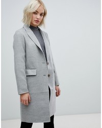 grauer Mantel von New Look