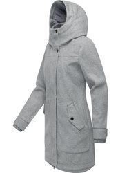 grauer Mantel von Ragwear